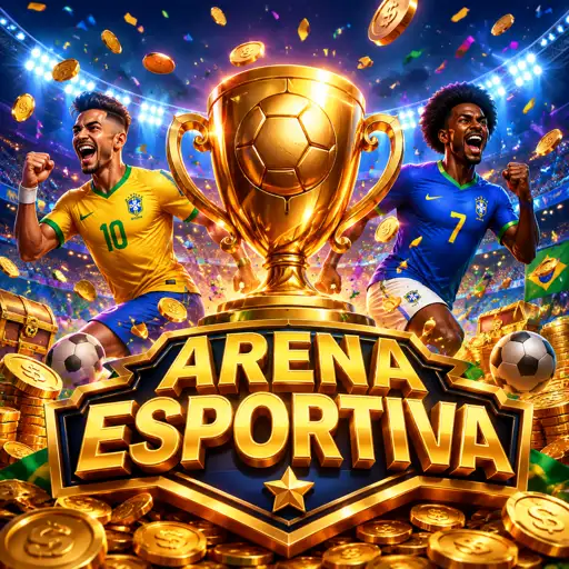 Jogo de futebol do Brasileirão em arena iluminada